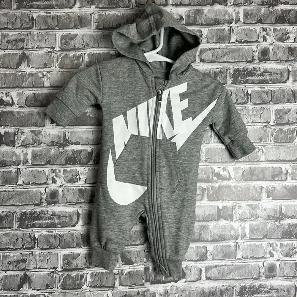Baby Boy's Nike hoodie romper‎